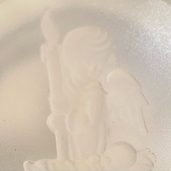 M. I. hummel crystal 1996 collectors angel & baby jesus plate avon products - Picture 6 of 14